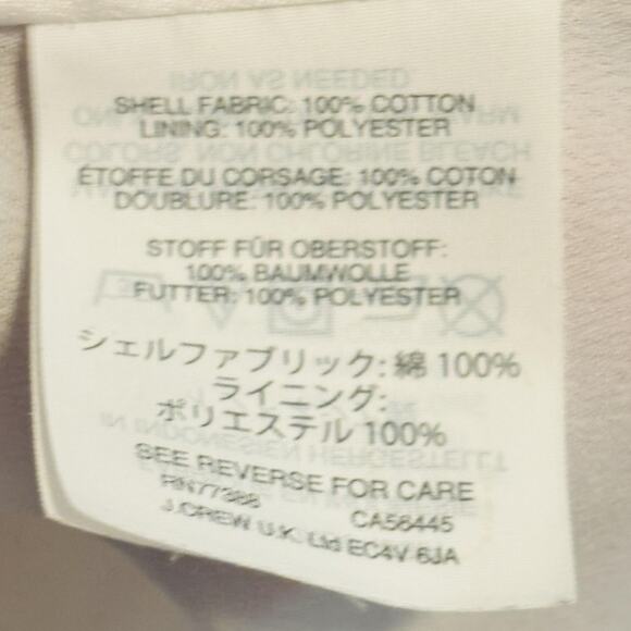 J Crew Dress Womens 2 Blue White Maxi Cross Back Ruffle Hem Summer Striped - Picture 10 of 14